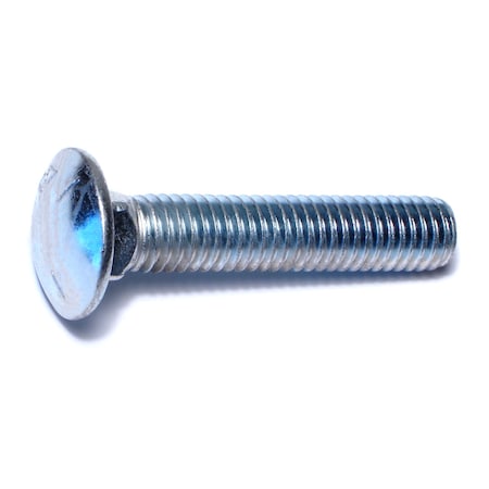 Midwest Fastener 7/16"-14 x 2-1/4" Zinc Plated Grade 5 Steel Coarse Thread Carriage Bolts 50PK 07512